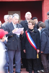 Hommage de Michel Evieux à la commémoration au Tata de Chasselay le 11 novembre 2012