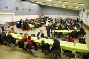 Repas à la salle des fêtes de Chasselay le 11 novembre 2012